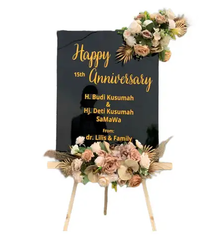 Papan Bunga Akrilik Grand Hyatt Jakarta